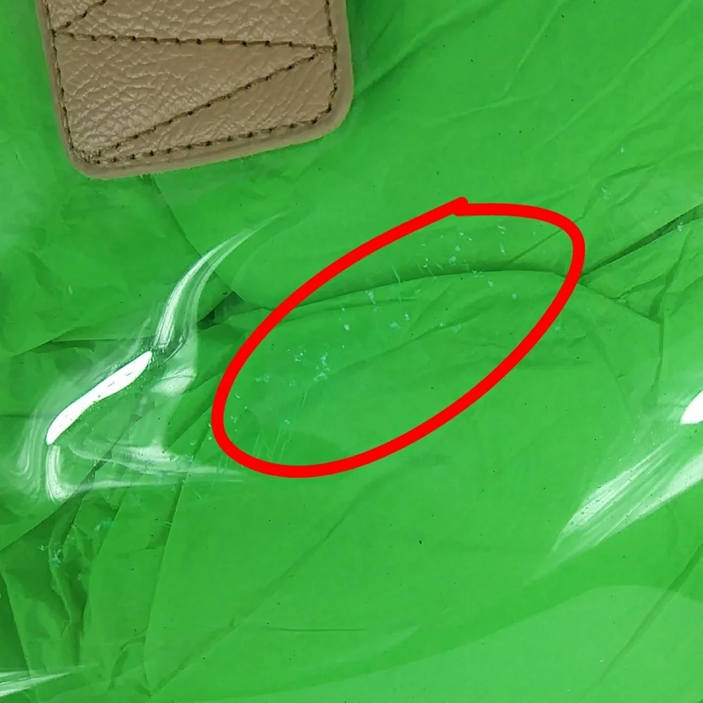 NWT $88 BCBG Beach Bag w. Coin Purse Green Clear Neon Concert Amusement Park - Picture 3 of 6